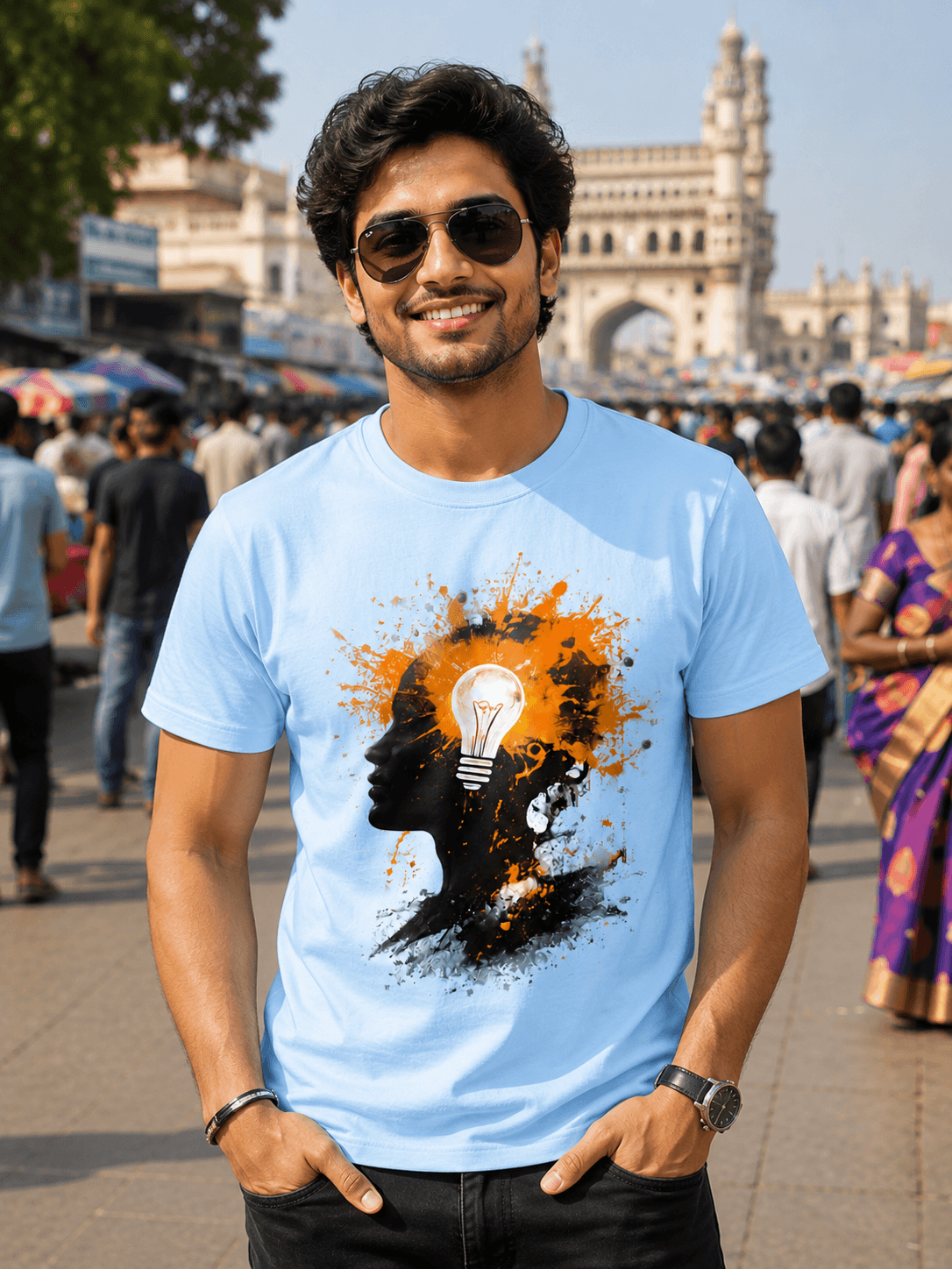 ThoughtSplash - Unisex Stretch T-shirt - view 3