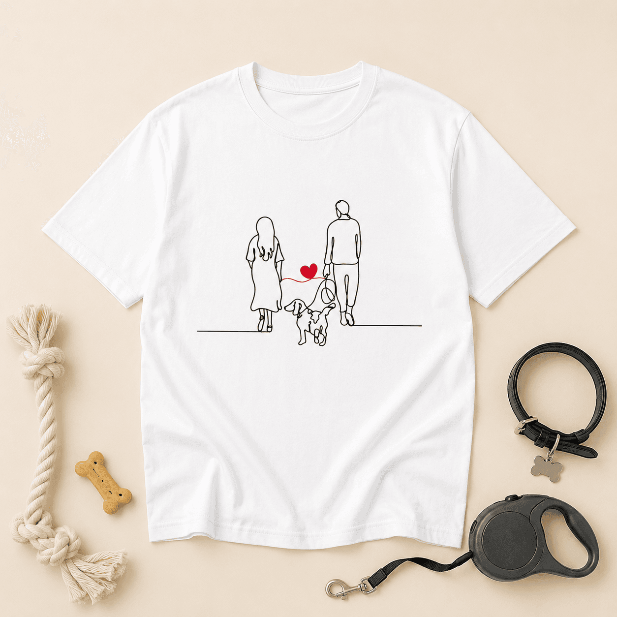 Paws & Path Oversized Tee - Unisex Oversized Standard T-Shirt - image 3