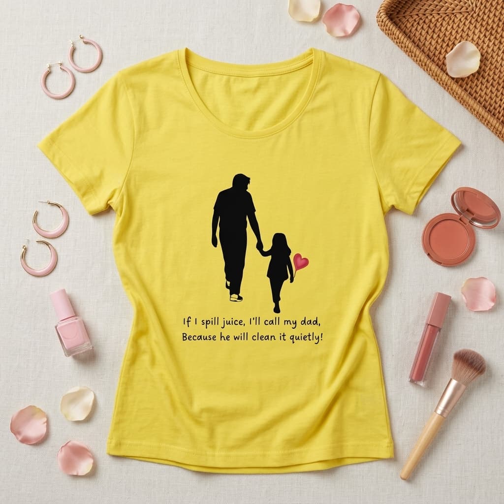 Daughter-Father Cute Moments - Women's Classic T-Shirt - image 2